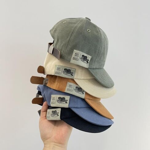 Spring and Autumn Kids Adjustable Strap Peaked Baseball Casual Hat Korean Solid Color Hat for Boy and Girls in Saudi Arabia