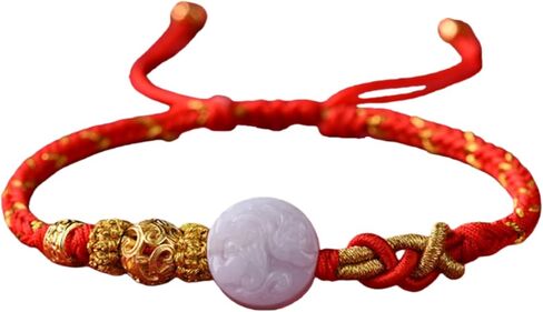New Year of Horse Rope Beaded Bracelets, Luxurious 2026 Chinese Spring Festival With Gift Card Box Chinese Zodiac Animal Origin Adjustable String Charm Good Luck Handwoven Braided Corded Jewelry Gifts for Women Men in Saudi Arabia