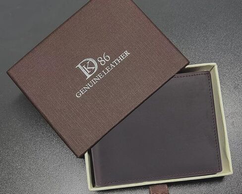 Real Leather Wallet for Men RFID Blocking Bifold 12 Card Slots 2 ID Windows Full Grain Vintage Coffee (Coffee) in Saudi Arabia