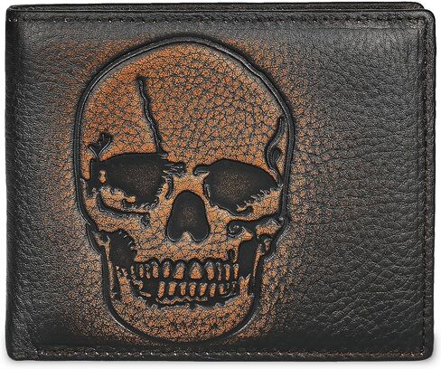 Real Leather Wallet for Men RFID Blocking Bifold 12 Card Slots 2 ID Windows Full Grain Vintage Coffee (Coffee) in Saudi Arabia