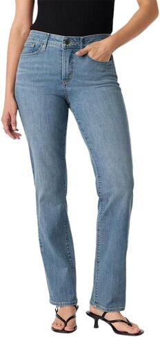 Levi Strauss Signature Gold Womens Totally Shaping Straight Jeans in Saudi Arabia