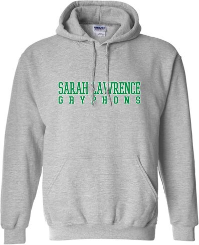 سويت شيرت بقلنسوة للجنسين من CreateMyTee Sarah Lawrence College Block Letters - ملابس SLC Gryphons in Saudi Arabia