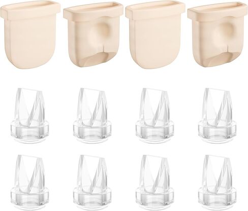 10pcs صمامات Duckbill متوافقة مع Lansinoh سرية الثنائي nuliie mommed s21 eufy مضخة الثدي القابلة للارتداء ، s32 أجزاء مضخة الثدي أجزاء in Kuwait