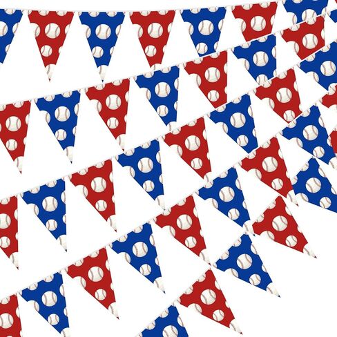 Faccito 5 Pack Basketball Flags Banner Sports Party Decorations Basketball Championship Pennants Hanging Decor Themed Triangle Flags Sports Game Garland for Birthday Party Supplies in Saudi Arabia
