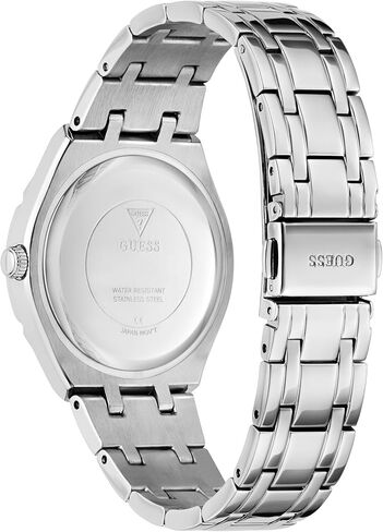 GUESS Women's 36mm Watch - Silver Tone Black Dial Silver Tone Case in Saudi Arabia