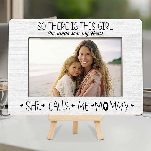 Picture Frames 4x6, Mothers Day Birthday Gifts for Mom, Best Mom Ever Gifts Wood Photo Frames for Mommy, Mom and Son Gifts Home Desk Table Decor (A09) in Kuwait