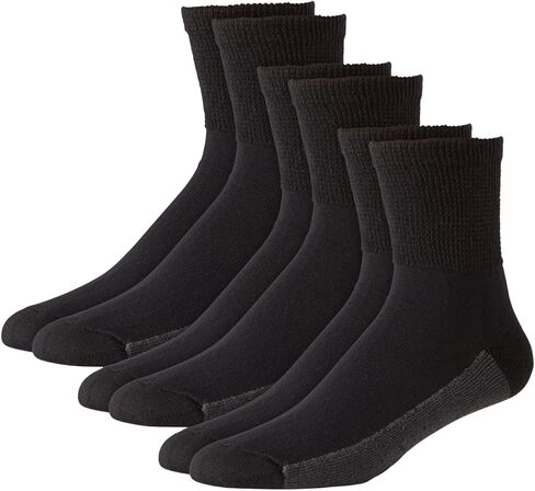 KingSize Men's Full Length Cushioned Crew 6 Pack Socks in Saudi Arabia