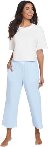 Jockey Women's Sleepwear Cotton Stretch Sleep Cropped Pant in Kuwait