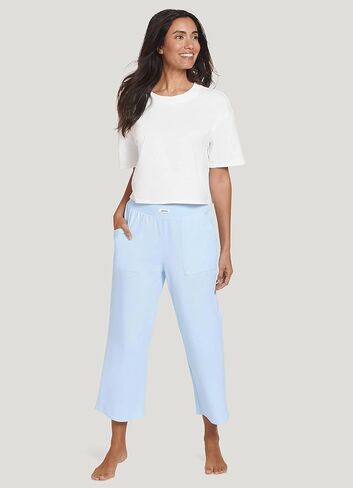 Jockey Women's Sleepwear Cotton Stretch Sleep Cropped Pant in Kuwait