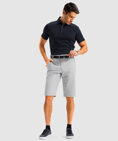 G GRADUAL Men's Shorts 11" Lightweight Casual Golf Shorts for Men Hiking Work Outdoor Stretch Quick-Dry with 3 Zipper Pockets in Saudi Arabia