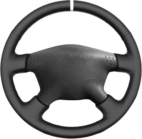 MEWANT Steering Wheel Cover Compatible with Toyota Tacoma 2001-2004 / Tundra 2001-2002 / Sequoia 2001-2002 Hand Sewn Microfiber Leather Car Steering Wheel Wrap in Kuwait
