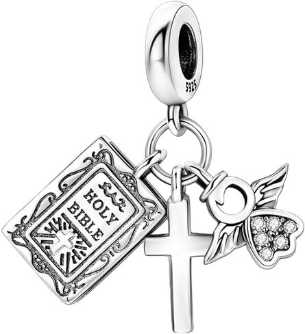 10 Pack Charms Sets 925 Sterling Silver Charm Fits Women's Charm Bracelet & Necklace Are the Perfect Jewelry Gift for Women, Ideal for Christmas, Birthdays, Mother's Day, and Valentine's Day. in Saudi Arabia