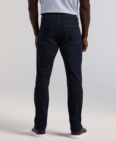 Perry Ellis Mens Portfolio Slim Fit Indigo Rinse 5-Pocket Denim Pants in Saudi Arabia