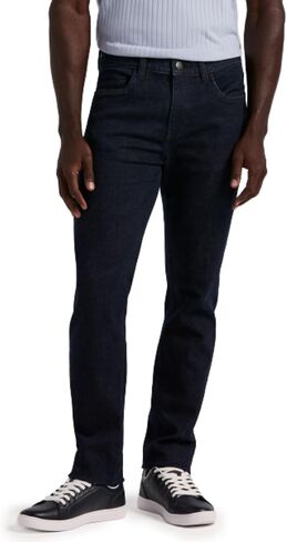 Perry Ellis Mens Portfolio Slim Fit Indigo Rinse 5-Pocket Denim Pants in Saudi Arabia