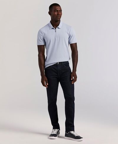 Perry Ellis Mens Portfolio Slim Fit Indigo Rinse 5-Pocket Denim Pants in Saudi Arabia