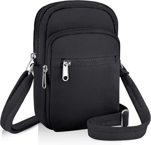 Small Crossbody Bags for Women, Puffy Mini Cross body Cell Phone Shoulder Purse Bag Handbag Travel Wallet with RFID Blocking in Saudi Arabia