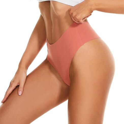 مجموعة ملابس داخلية نسائية بدون خياطة مريحة منخفضة الارتفاع، ملمس ناعم، نسيج مطاطي غير مرئي مناسب للارتداء اليومي وخفيف الوزن in Saudi Arabia