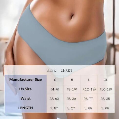 Women Panties Seamless Underwear Set Comfortable Low Rise Soft Feel Stretch Fabric Invisible Fit Lightweight Daily Wear in Saudi Arabia