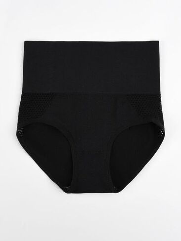 Sexy Cutout High-Waisted Shapewear Shorts - Tummy Control & Butt Lifting(Black) in Saudi Arabia