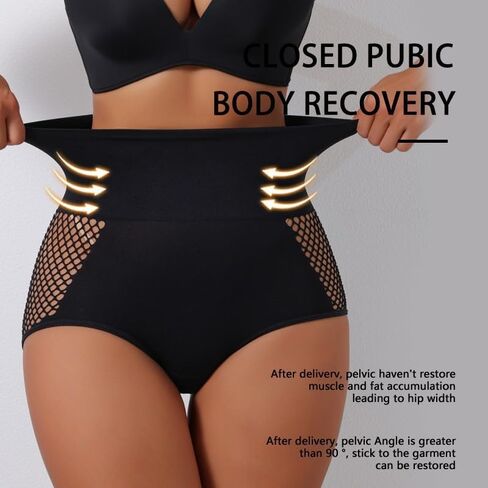 Sexy Cutout High-Waisted Shapewear Shorts - Tummy Control & Butt Lifting(Black) in Saudi Arabia