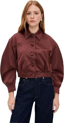 AG Adriano Goldschmied Women's Tana Bomber Jacket in Saudi Arabia