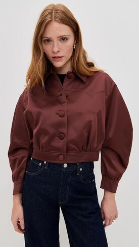 AG Adriano Goldschmied Women's Tana Bomber Jacket in Saudi Arabia