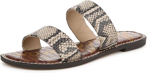 Sam Edelman Women's Gala Flat Sandal, Roccia, 8 Wide in Saudi Arabia