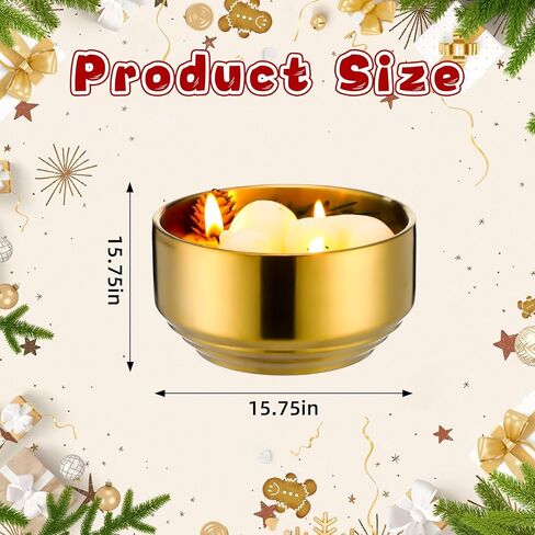 Nuanchu Winter Bear Candle Pine Scented Candle Gift Polar Bear Soy Wax 14oz Winter Decor for Table Decor Holiday Rustic Farmhouse Party Supplies in Saudi Arabia