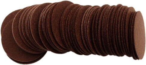 Playfully Ever After 3 Inch Brown 30pc Stiff Felt Circles in Saudi Arabia