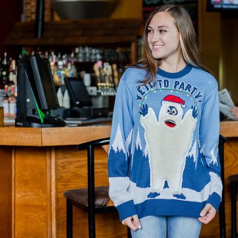 Costume Agent Light Up Ugly Christmas Sweaters for Mens and Womens Funny Holiday Pullover with LED Lights in Saudi Arabia