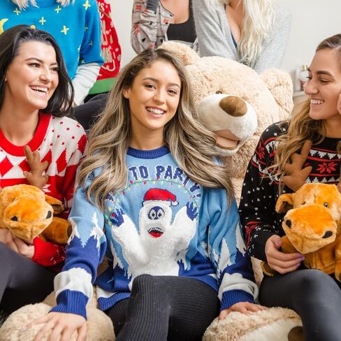 Costume Agent Light Up Ugly Christmas Sweaters for Mens and Womens Funny Holiday Pullover with LED Lights in Saudi Arabia
