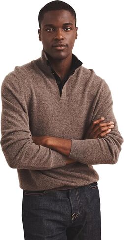 NAADAM, Signature Cashmere Quarter Button Down Sweater in Saudi Arabia