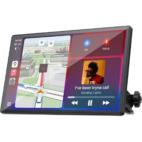 Carplay Screen for Car, 9'' Wireless CarPlay & Android Auto- Upgrade Portable Touchscreen with Bluetooth, Mirror Link, Voice Control, Hands-Free Calling,Plug & Play Car Play Screen in Kuwait