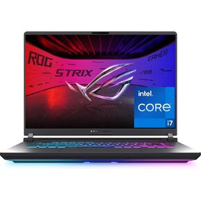 ASUS ROG STRIX G16 (2025) Gaming Mame Captop ، 16 "FHD+ 16:10 165Hz/3MS Display ، NVIDIA® GEFORCE RTX ™ 5060 LAPU GPU ، Intel® Core ™ I7 Processor 14650HX ، 16GB DDR5 ، 1TB Gen 4 SSD ، WI-FI 7 ، Windows 11 Home in Kuwait