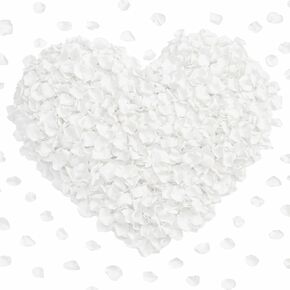 3000 Pcs Rose Petals Artificial Flowers Silk Petals Table Scatters for Romantic Special Night Decorations, Weddings, Valentine's Day, Proposals, Anniversaries, Bridal Showers Party Decor (Red) in Kuwait