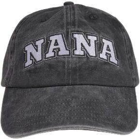 InnoBeta Nana Gifts Cap for Grandma, Funny Adjustable Embroidered Hat Gifts for Birthday, Christmas, Grey in Saudi Arabia
