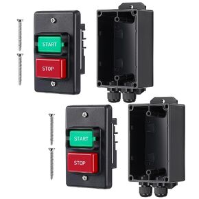 Dreyoo 110/220V Single Phase On/Off Switch, Versatile Table Saw Switch, Efficient 120V Switch On Off, Ideal for Power Control and Safety in Saudi Arabia