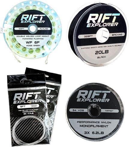 Rift WF Fly Fixing Line Kit 3 5WT Dual Loop Loop Fly Line Line Fishing Line Pre-Tile in Saudi Arabia