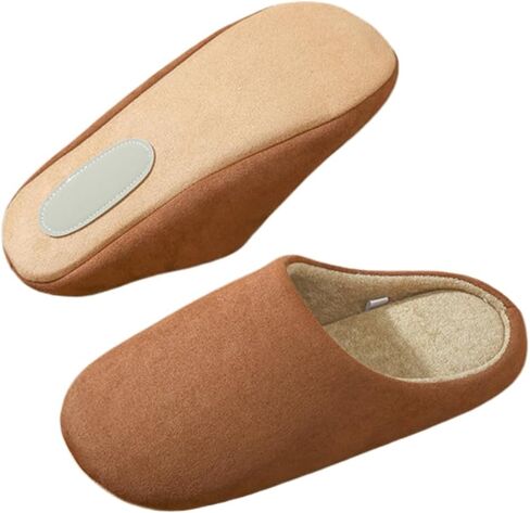 Premium Comfort Silent Quiet Sole Lightweight Non Slip Men's Fuzzy House Slippers Inddor Soft Warm Furry Shoes in Saudi Arabia