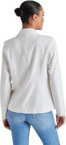 Steve Madden Apparel Payton Blazer, White, Large in Saudi Arabia