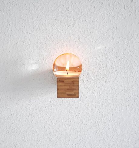 Zoom XXD Design Bamboo Natural, Candlelight Large Tea Light Holder in Saudi Arabia