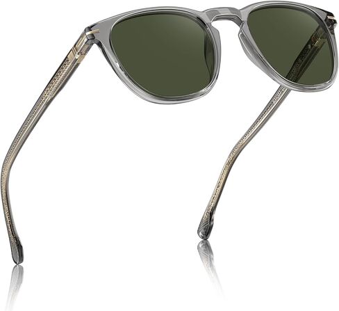 CARFIA Classic Retro Polarized Sunglasses for Men Anti-slip Temple Tail Elegant Gift-Ready Case CA31237 in Saudi Arabia