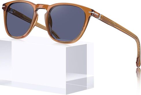 CARFIA Classic Retro Polarized Sunglasses for Men Anti-slip Temple Tail Elegant Gift-Ready Case CA31237 in Saudi Arabia