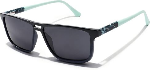 Polarized Sunglasses for Men Women,Retro Rectangular Double Bridge,Minimalist Design,UV400 Driving and Travel LEY9002 in Saudi Arabia