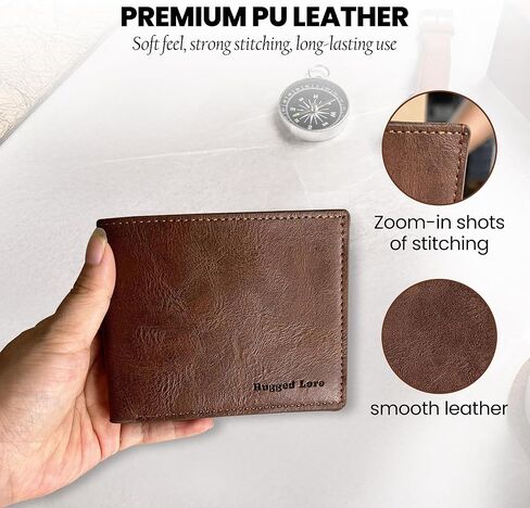 Mens Wallet - Men wallet - men's wallet - Billetera para hombre - Carteras para hombres - Wallets for men - Leather wallet for men - man wallet - travel wallet for men - bifold wallet in Saudi Arabia