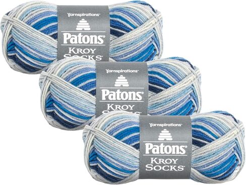 Spinrite Yarns Patons Kroy Socks, 1.75 Ounce, Route 66 Jacquard in Saudi Arabia