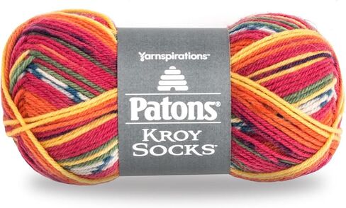 Spinrite Yarns Patons Kroy Socks, 1.75 Ounce, Route 66 Jacquard in Saudi Arabia
