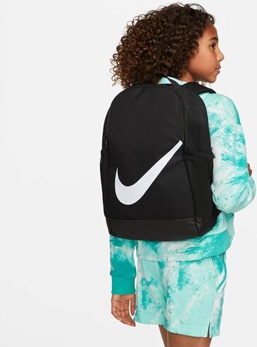 Nike Y BRSLA BKPK - SP23 BackpackUnisex Kids, Black/Black/White, Einheitsgröße in Saudi Arabia