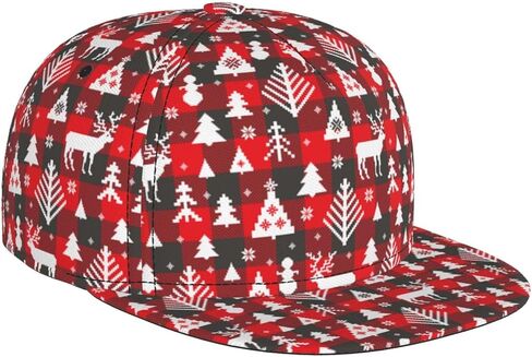 Christmas Baseball Caps for Women Men Merry Christmas Snapback Trucker Hat Adjustable Trucker Hat New Year Gift in Kuwait