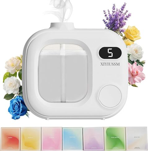 Waterless Essential Oil Diffuser Portable Cordless Aromatherapy Scent Machine for Home Office Car Large Room Battery Powered Ultrasonic Diffuser with 5 Mist Modes for Bedroom Classroom Travel in Saudi Arabia